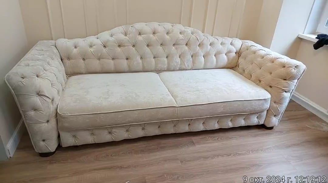 Замена обивки дивана на дому. Алагир