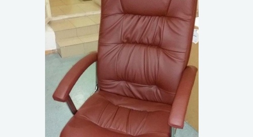 Обтяжка офисного кресла. Алагир